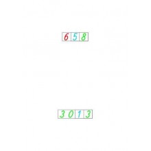 Goldenes Perlenmaterial Arbeitskartei