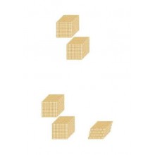 Goldenes Perlenmaterial Arbeitskartei