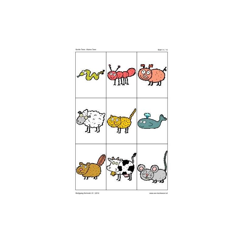 Große Tiere - kleine Tiere