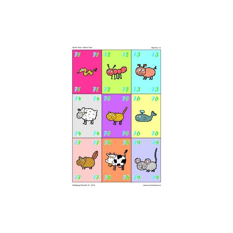 Big animals - small animals