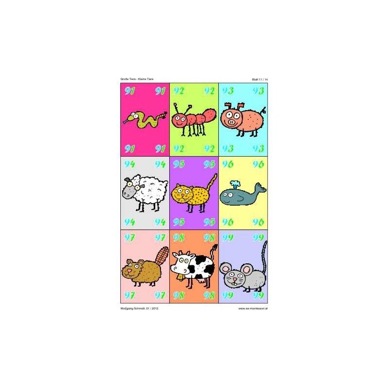 Big animals - small animals