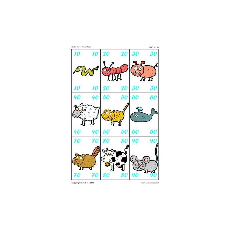 Big animals - small animals