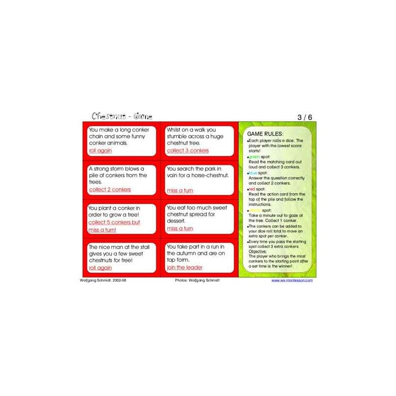 Horse-Chestnuts	 (Dieser Artikel ist auch in deutsch erhältlich)