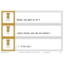 Interjections, adj. Blue