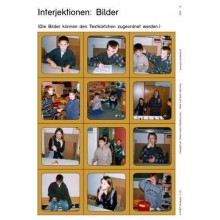 Interjektionen, Adj. blau