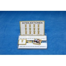 Interjections, adj. Blue