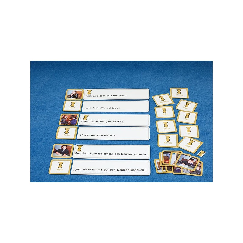 Interjections, adj. Blue