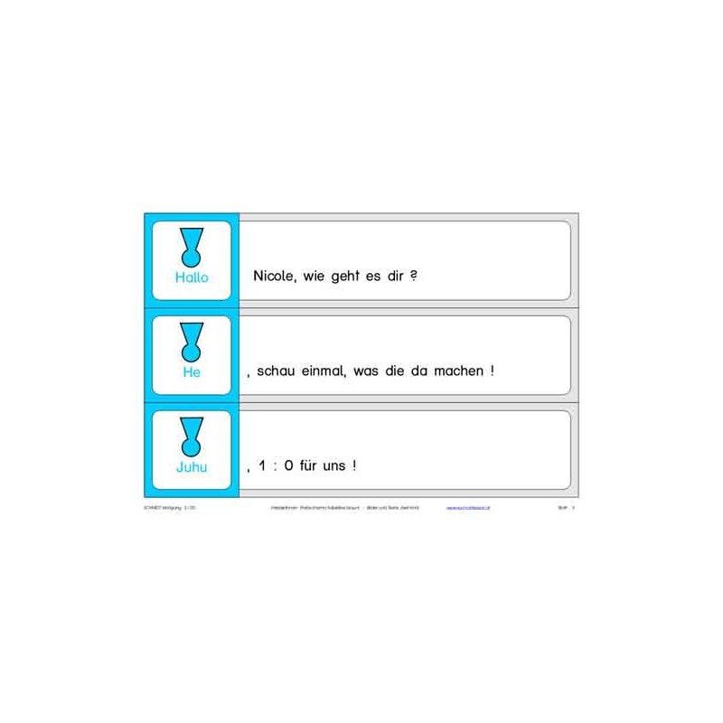 Interjektionen, Adj. braun