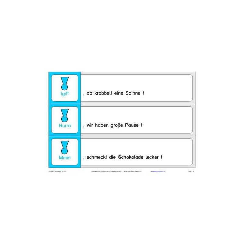 Interjektionen, Adj. braun