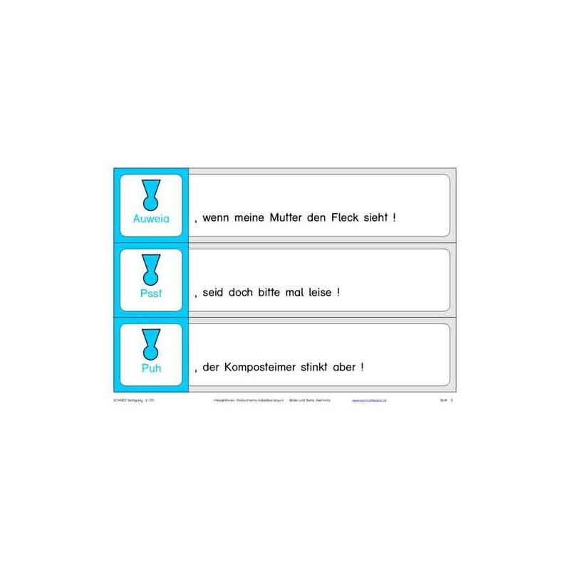 Interjections, adj. Brown