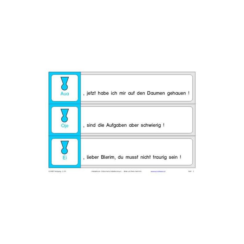 Interjektionen, Adj. braun