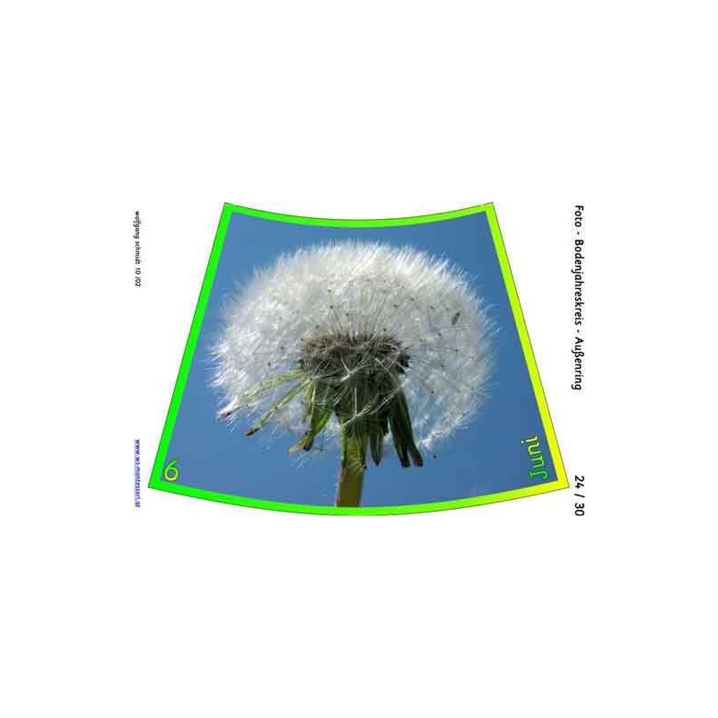 Ročný cyklus pre podlahu s fotografiami 105cm