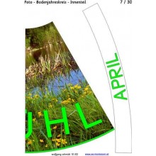 Jahreskreis für Boden mit Fotos 105cm