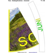 Ročný cyklus pre podlahu s fotografiami 105cm