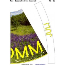 Jahreskreis für Boden mit Fotos 105cm