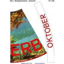 Jahreskreis für Boden mit Fotos 105cm