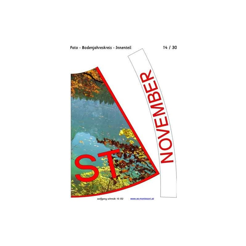 Ročný cyklus pre podlahu s fotografiami 105cm