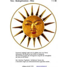 Annual circle for floor with photos 105cm