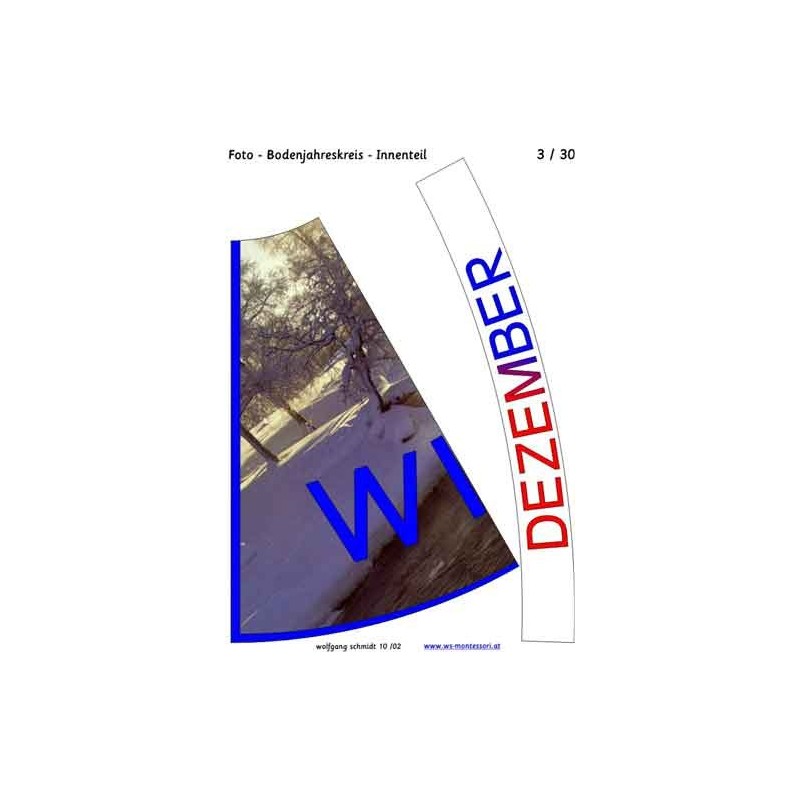 Ročný cyklus pre podlahu s fotografiami 105cm