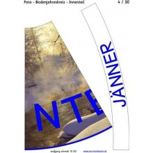 Jahreskreis für Boden mit Fotos 105cm