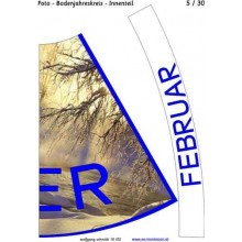 Jahreskreis für Boden mit Fotos 105cm