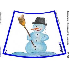 Ročný kruh na podlahu s kresbami 105cm