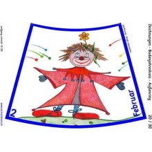 Annual circle for floor with drawings 105cm