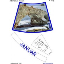 Ročný kruh na stôl s fotografiami 75cm