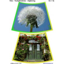 Annual circle for table with photos 75cm