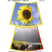 Ročný kruh na stôl s fotografiami 75cm