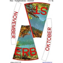 Jahreskreis für Tisch mit Fotos 75cm