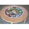 Annual circle for table with photos 75cm