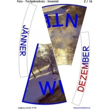 Ročný kruh na stôl s fotografiami 75cm