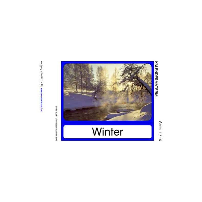 Materiál kalendára