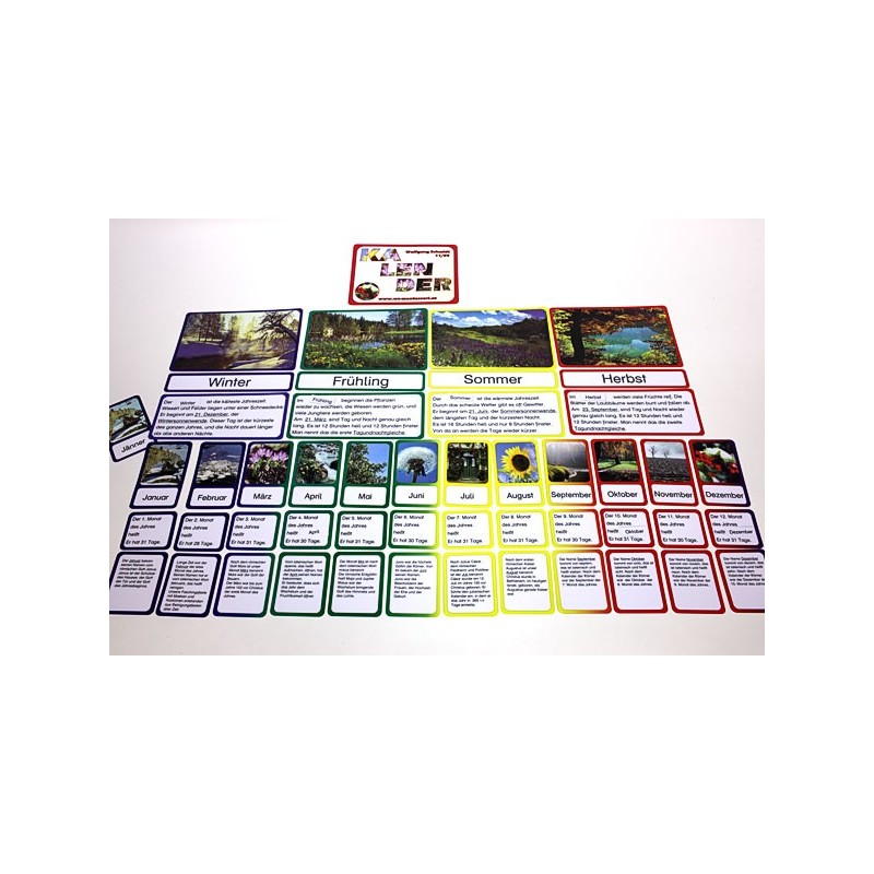 Materiál kalendára