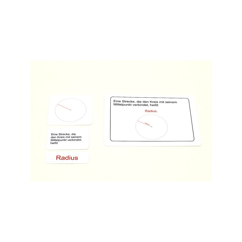 Card index to the circle