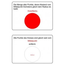 Card index to the circle