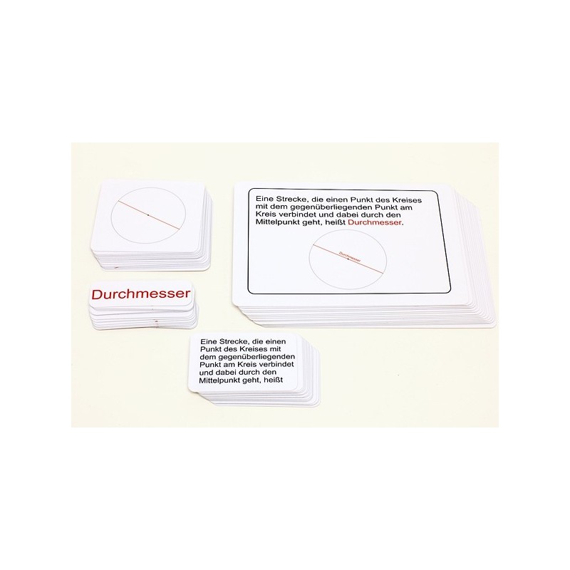 Card index to the circle