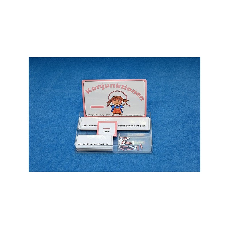 Konjunktionen, Adj. blau