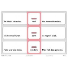 Konjunktionen, Adj. blau