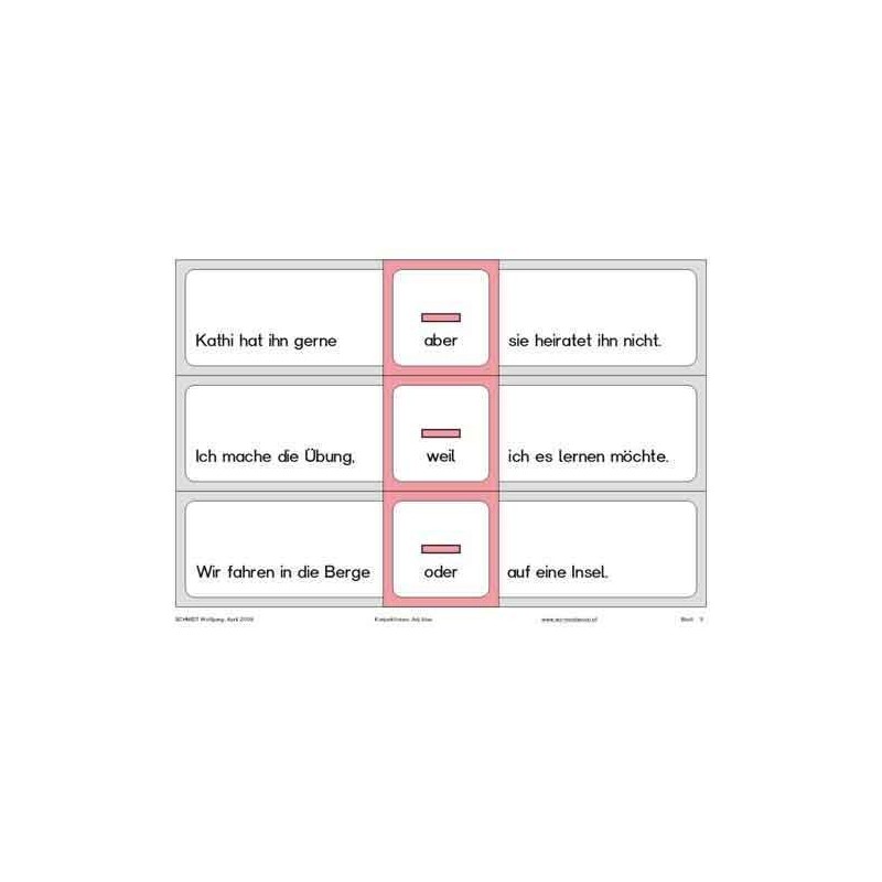 Conjunctions, adj. Blue