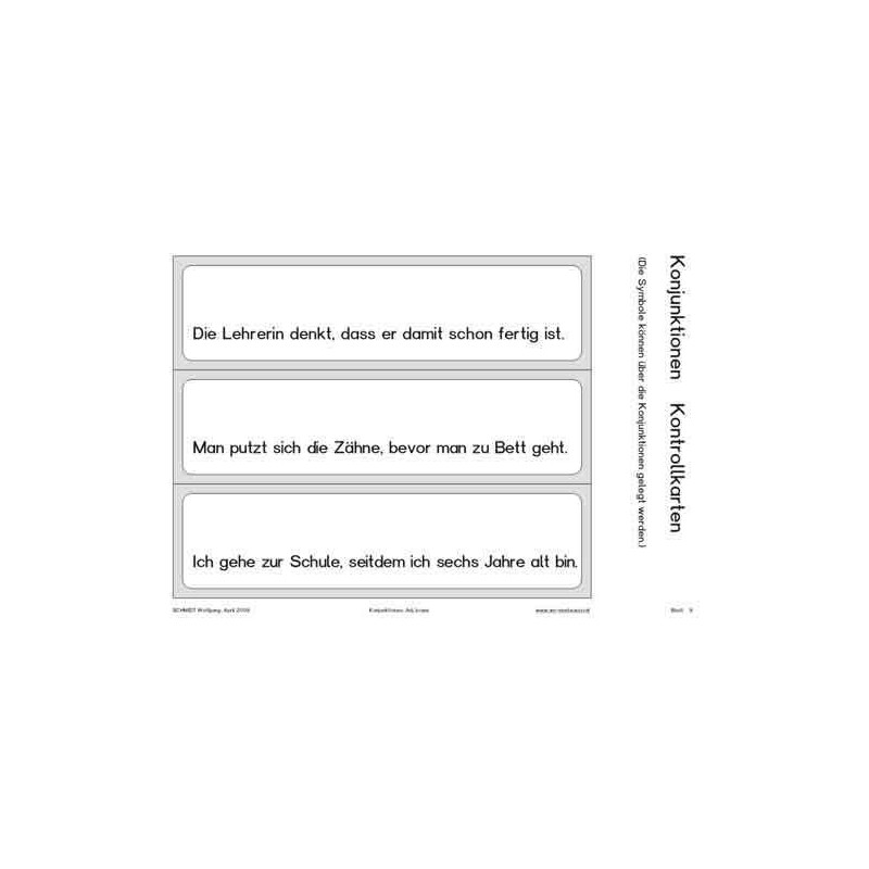 Konjunktionen, Adj. braun