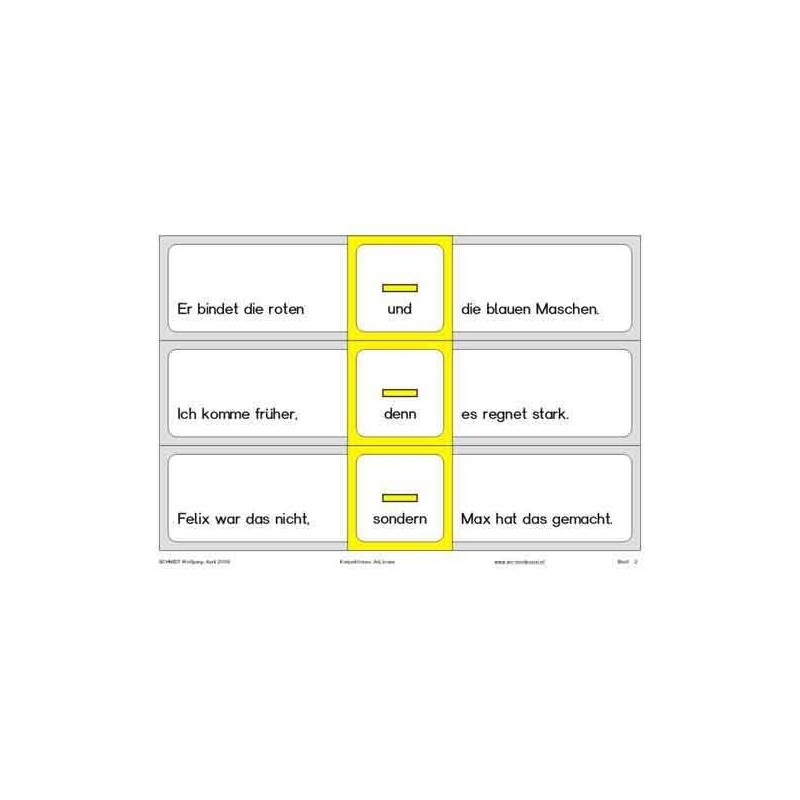 Conjunctions, adj. Brown