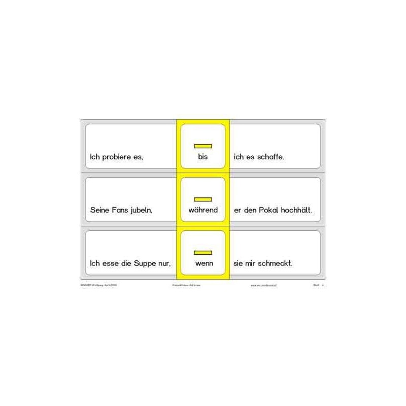 Conjunctions, adj. Brown