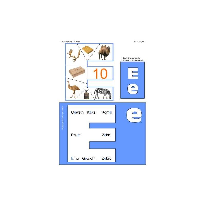 Sound training puzzles