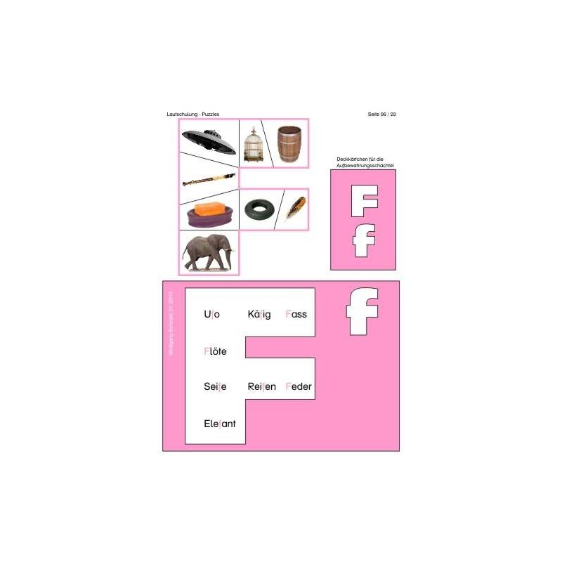 Sound training puzzles