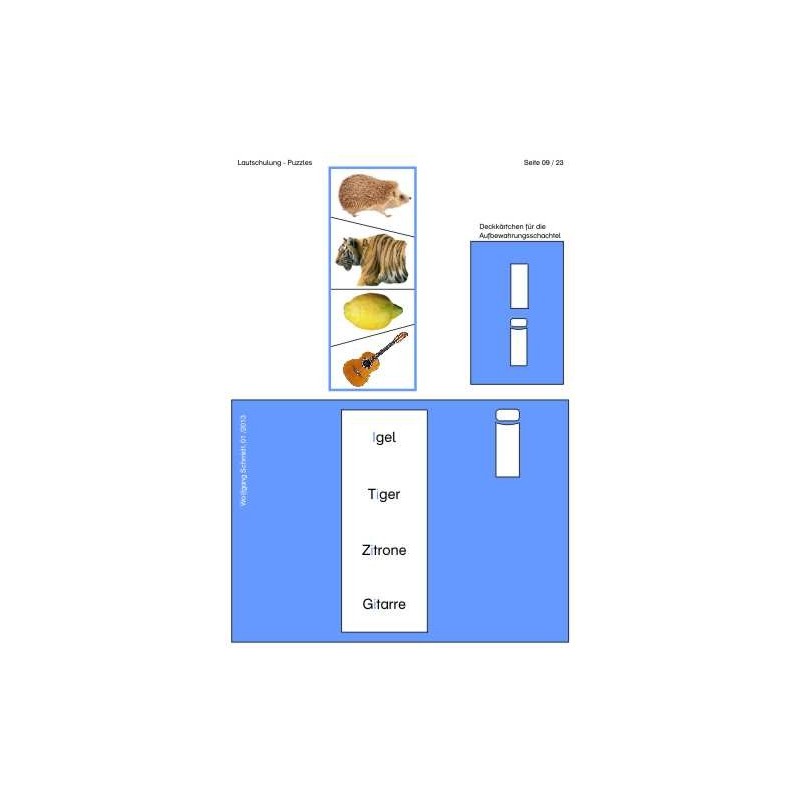 Sound training puzzles