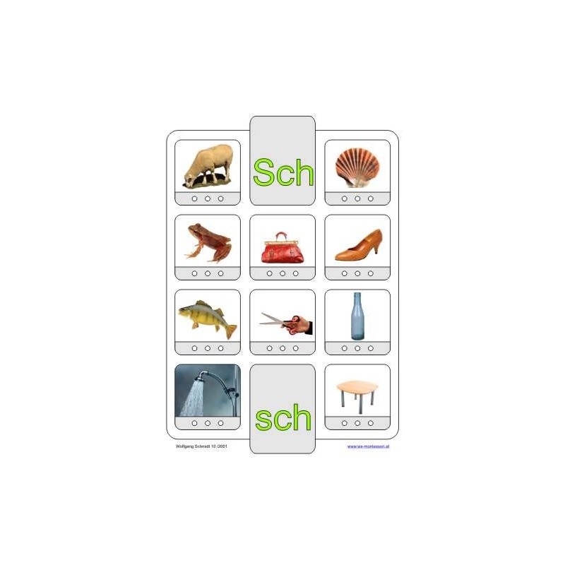 Phonetic training stopper cards