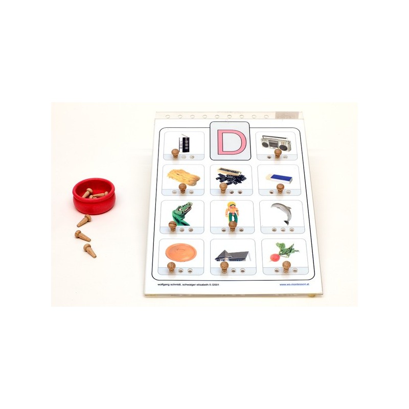 Phonetic training stopper cards
