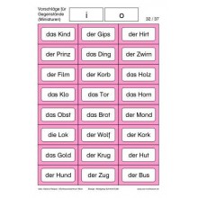 Lesematerial: Lautgetreues Lesen inkl. Bilder